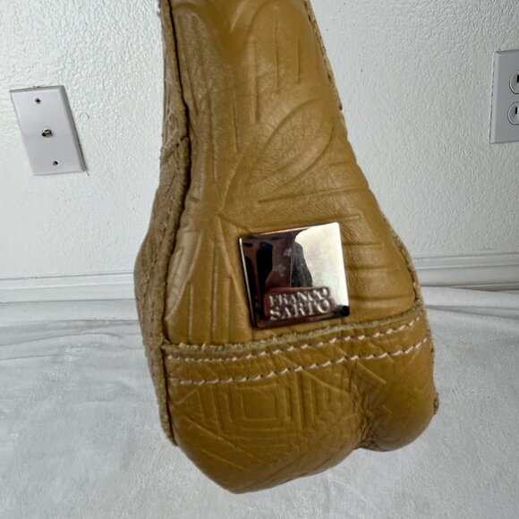 Franco Sarto Shoulder Bag Womens small Yellow hobo Handbag - Picture 9 of 10